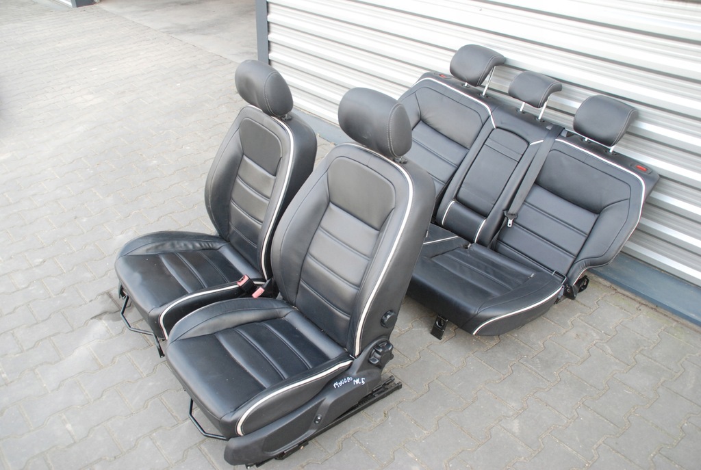 фото №5, Ford mondeo mk4 lift сидіння заднє сидіння шкіра білий nić