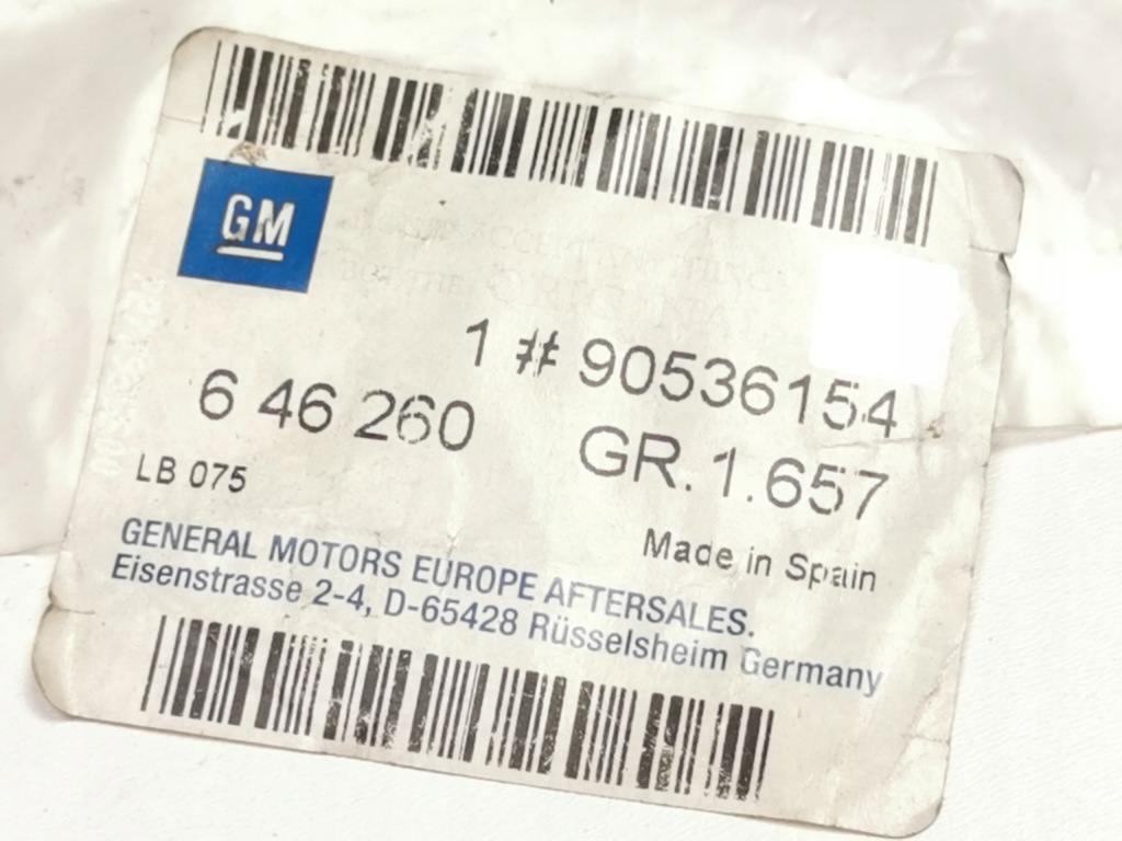 Прокладка кольцо насоса масла вала коленчатого opel vectra b c 90536154 с Разборки