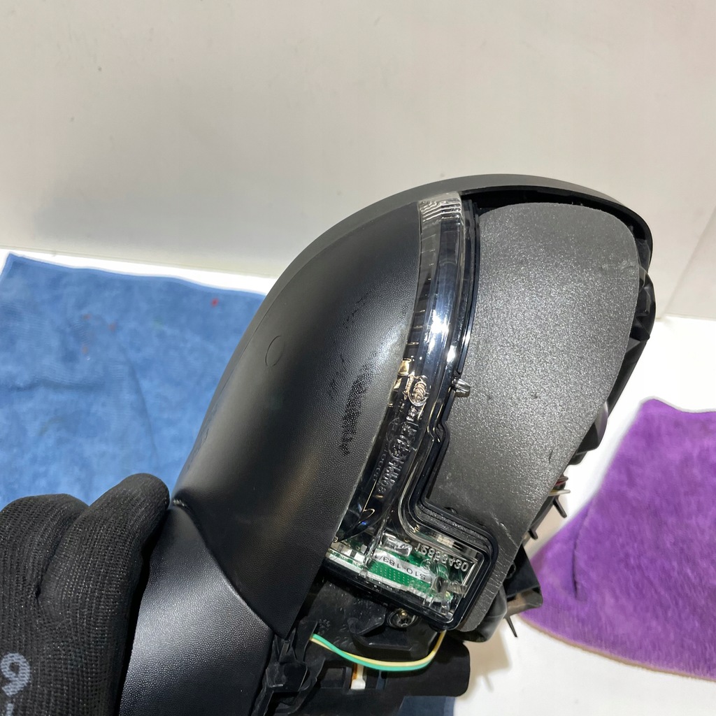 фото №7, Nissan micra k14 праве дзеркало 9 pinów кабелі