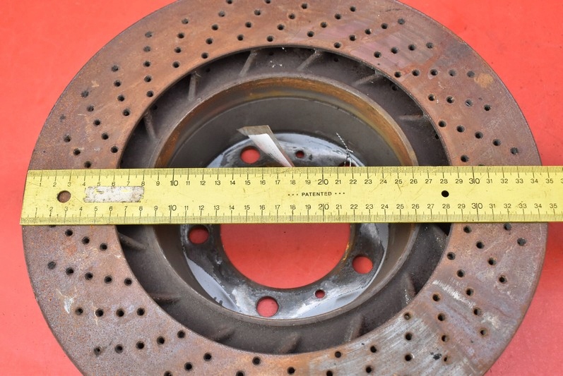 фото №10, Диск тормозная задняя porsche 911 997 6 vi 3.8 turbo 500 km 08-13