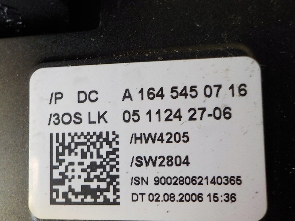 фото №10, Mercedes ml164 перемикач комбінований круїз-контроль