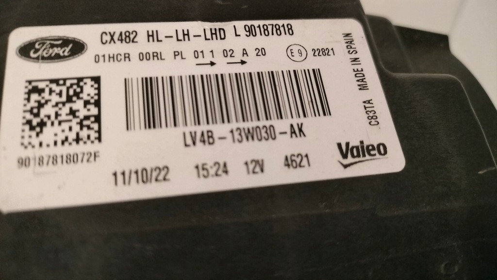 фото №9, Ford kuga escape mk3 2020- лампа фара ліва + права перед led europa