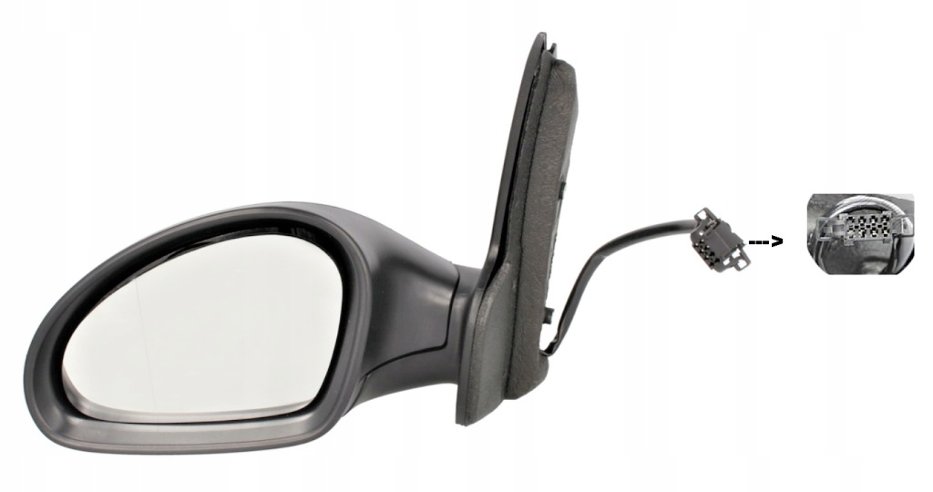 фото №1, Дзеркало електричний з підігрівом ліва seat toledo iii 04-09