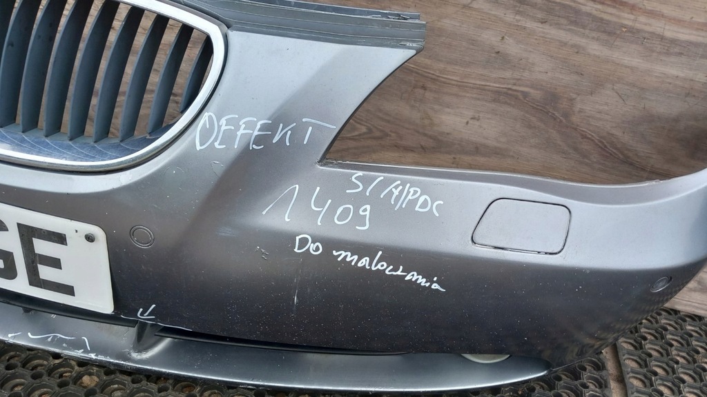 фото №7, Bmw 5 e60 e61 бампер перед противотуманная фара sprysk pdc