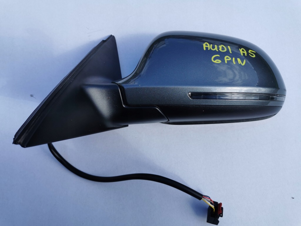 фото №1, Audi a5 8t зеркало левая 6pin серые