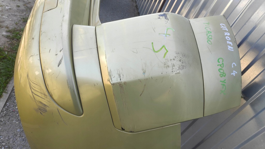 фото №11, Бампер задняя задний citroen c4 grand picasso 06-09