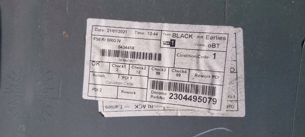 фото №13, Mini f56 f57 бампер задняя задний 114129-10