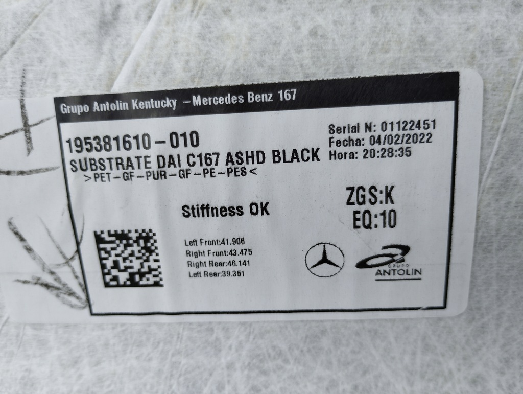 фото №7, Потолок mercedes gle w167 coupe amg