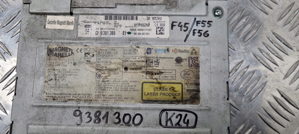 фото №7, Mini f55 f56 считыватель навигации 9381300