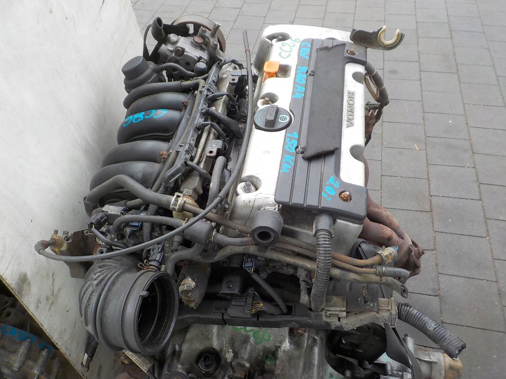 фото №10, Honda crv ii 02r 2.0 vtec 150km двигатель k20a4 kompletny film