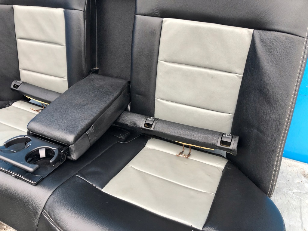 фото №8, Mercedes w212 sedan сидіння оббивка заднє сидіння шкіра