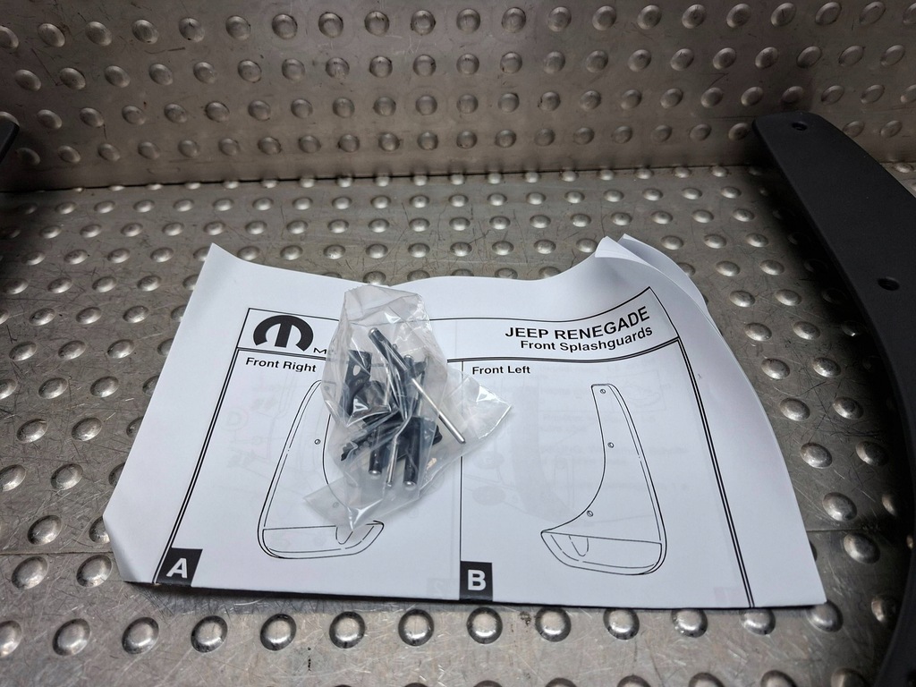 фото №5, Брызговики перед правый левый комплект jeep renegade 14- 82214128