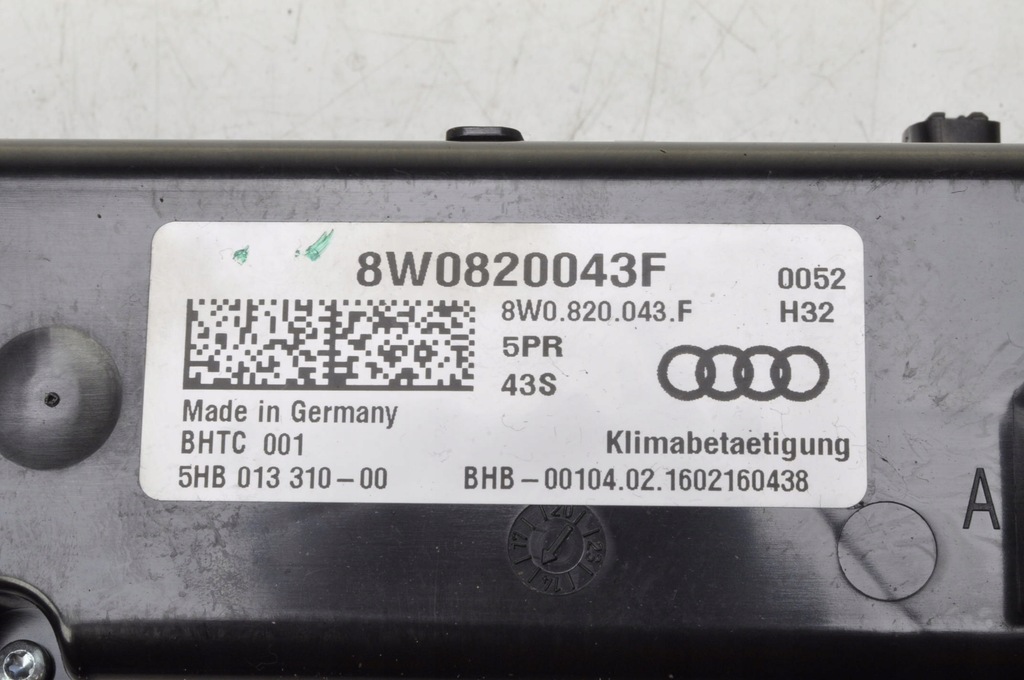 фото №7, Audi a4 b9 панель кондиционера 8w0820043f