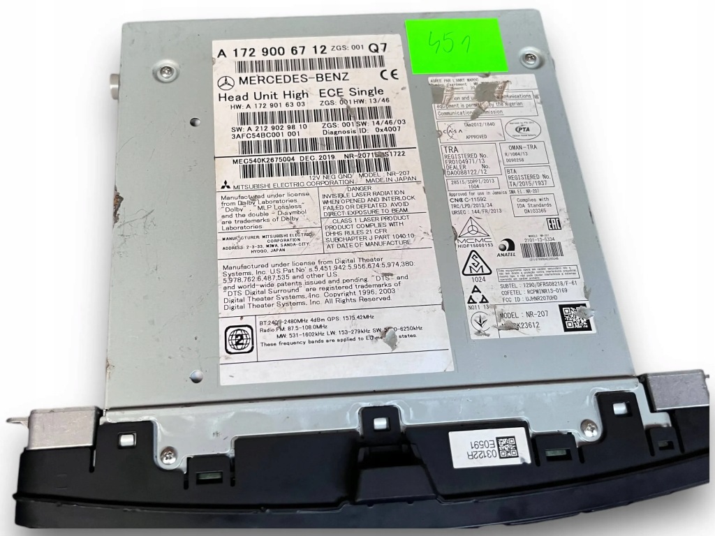 фото №5, Mercedes slk r172 радіо navi 1729006712 #451 m