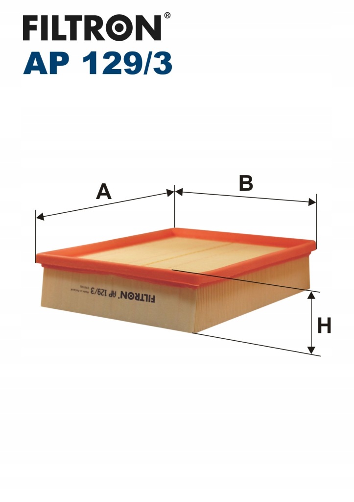фото №2, Фильтр воздуха filtron ap 129/3