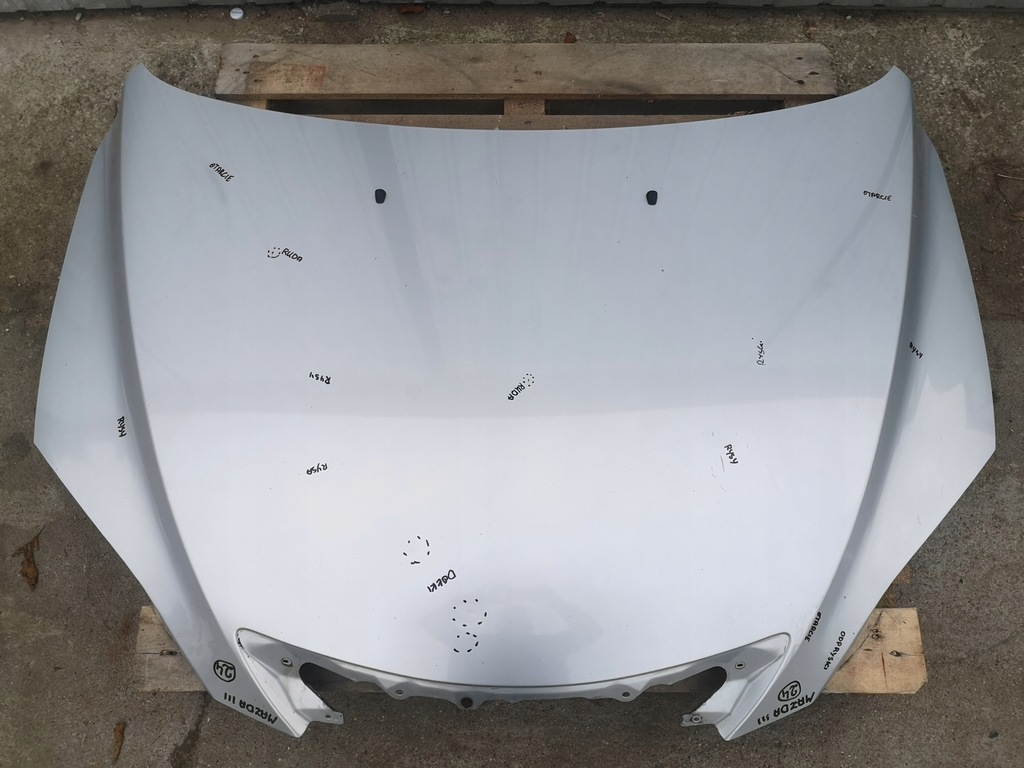 фото №7, Капот кришка двигуна mazda 3 i bk 06-09 lift 5d hb оригінал