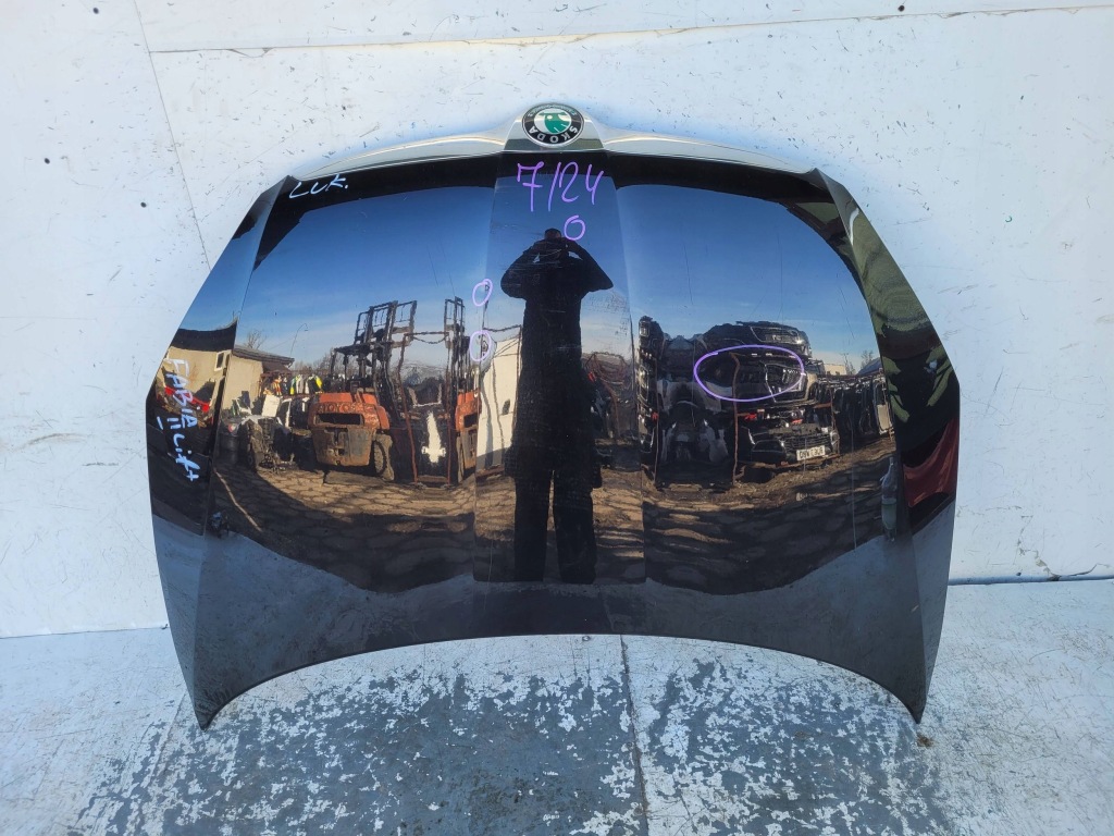 фото №1, Skoda fabia 2 ii lift капот перед передняя