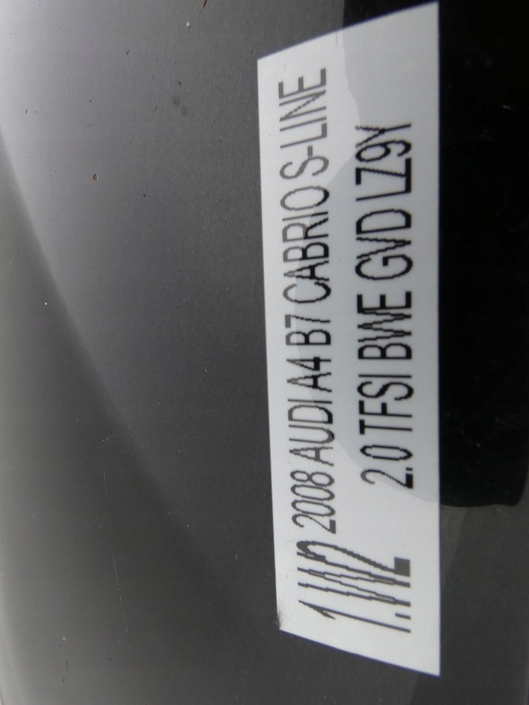 фото №11, Капот кришка двигуна audi a4 b7 8h cabrio lz9y