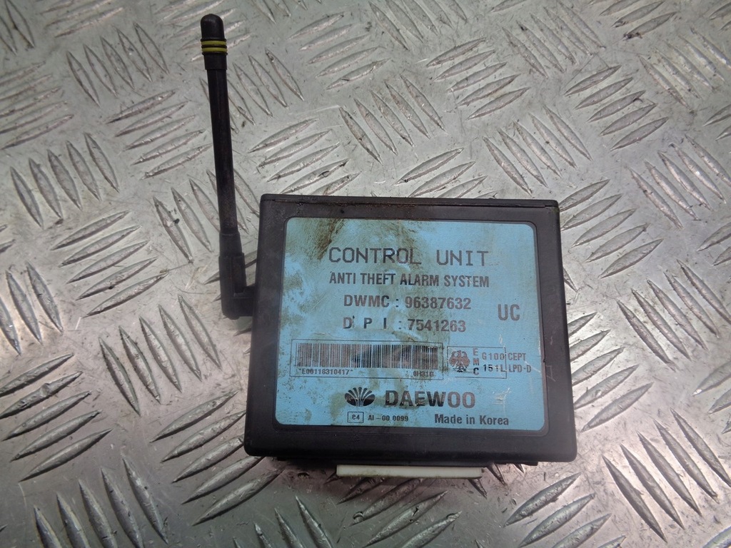 фото №1, Блок управления модуль сигнализация daewoo tacuma 96387632