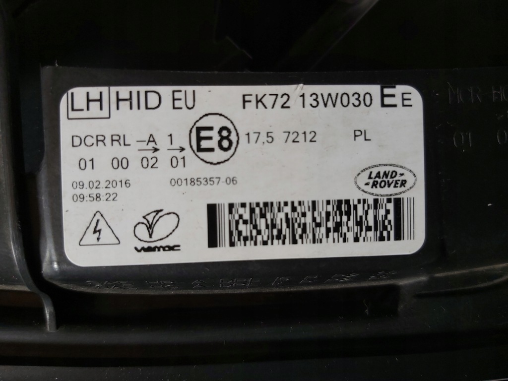 фото №11, Land rover discovery sport лампа левая ксенон fk7213w030-ee