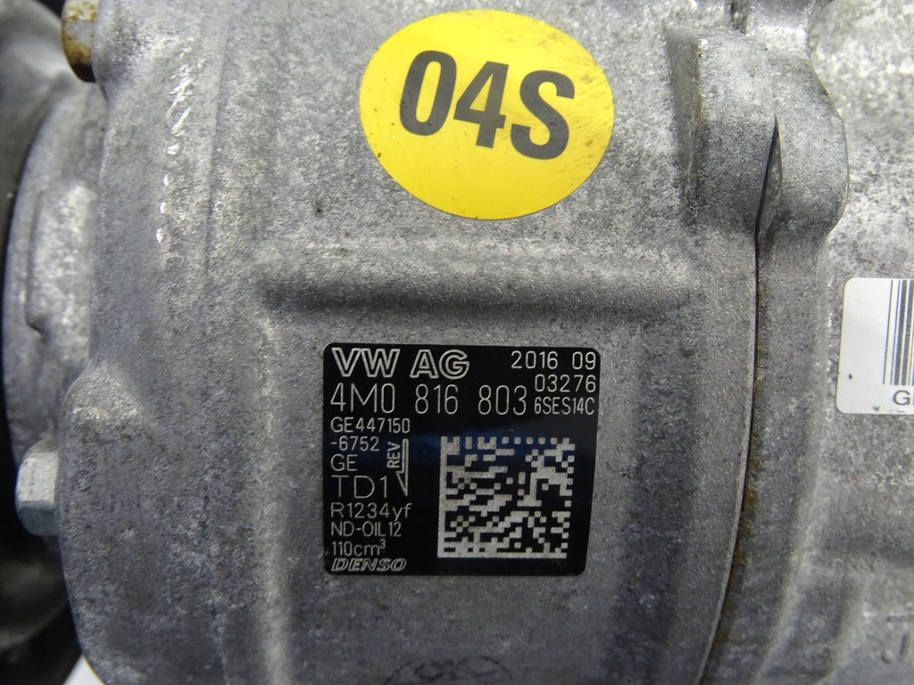 фото №6, Компрессор компрессор кондиционера audi a4 b9 a5 8w 2.0 tdi 4m0816803