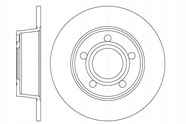 Диск тормозная remsa с Разборки