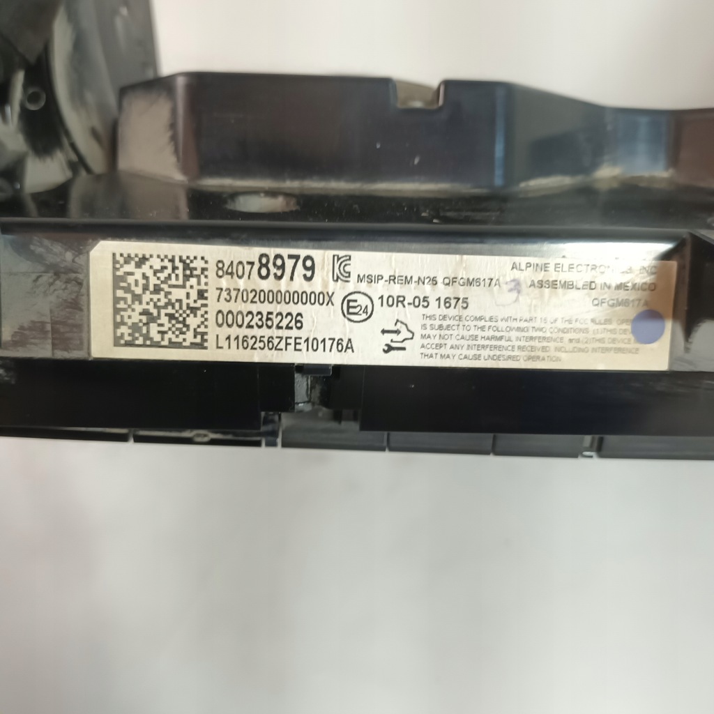 фото №7, Chevrolet camaro 16- панель обдув кондиціонера 84078979 usa