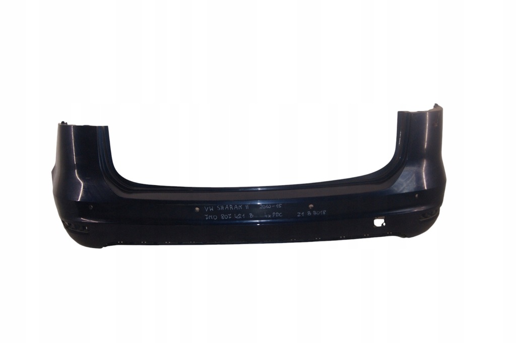 фото №6, Vw sharan ii 2 2010- бампер задний задняя 7n0