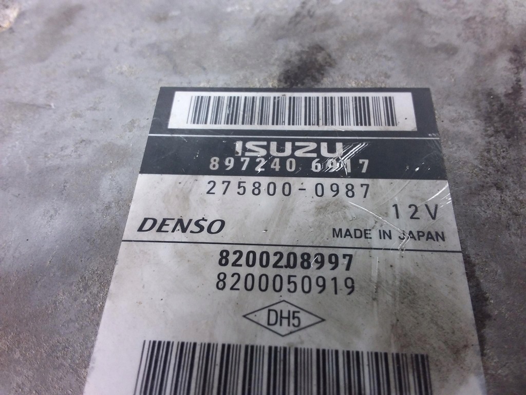 фото №4, Vel satis 3.0 dci блок керування двигуна 8200208997