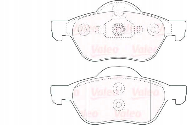 фото №1, Valeo гальмівні колодки гальмівні renault espace iv 1.9 dci
