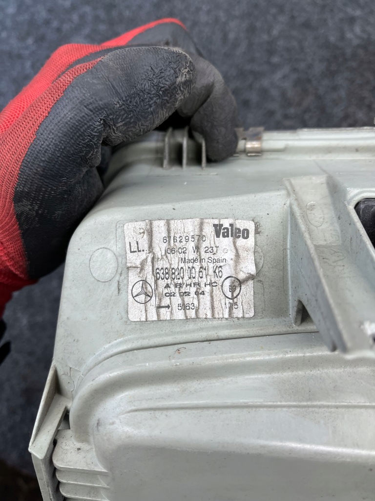 фото №8, Лампа фара лівий перед mercedes vito viano w638 6388200061 оригінальний номер europa