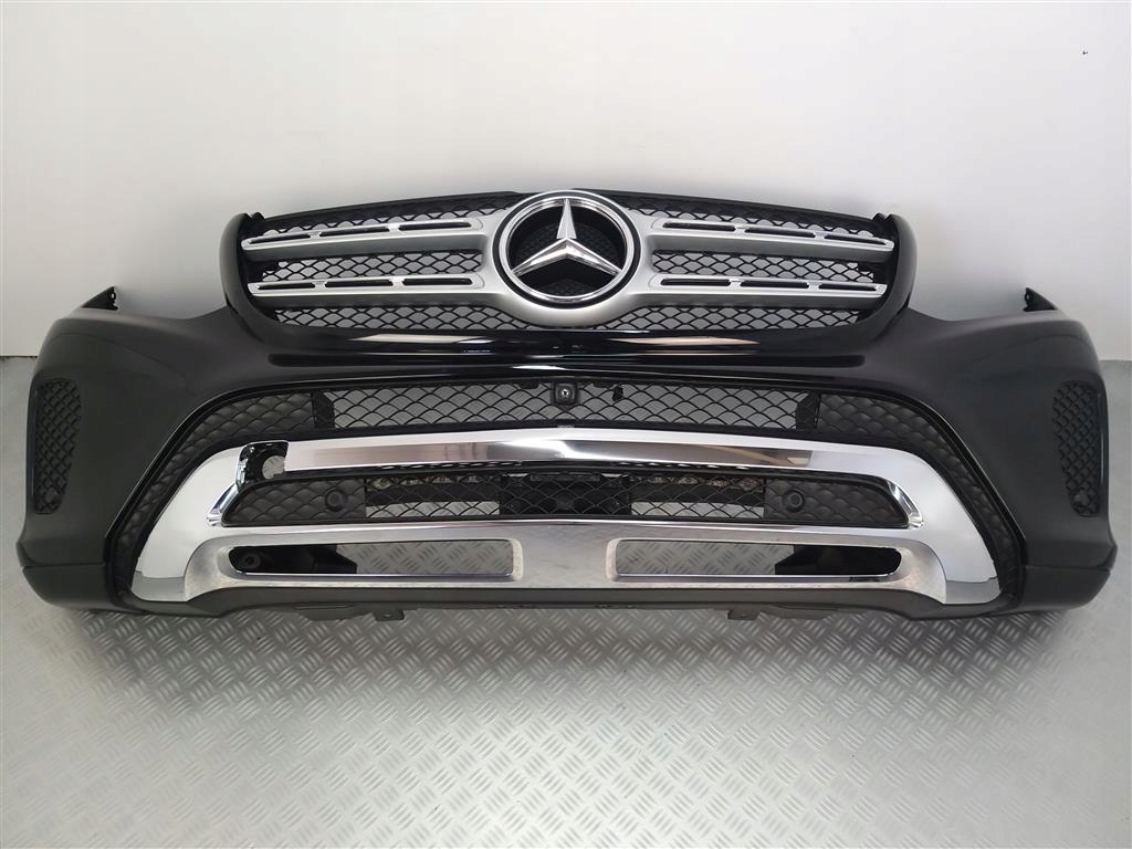 фото №13, Бампер перед передній mercedes gls x166 чорний 040 15-19 r