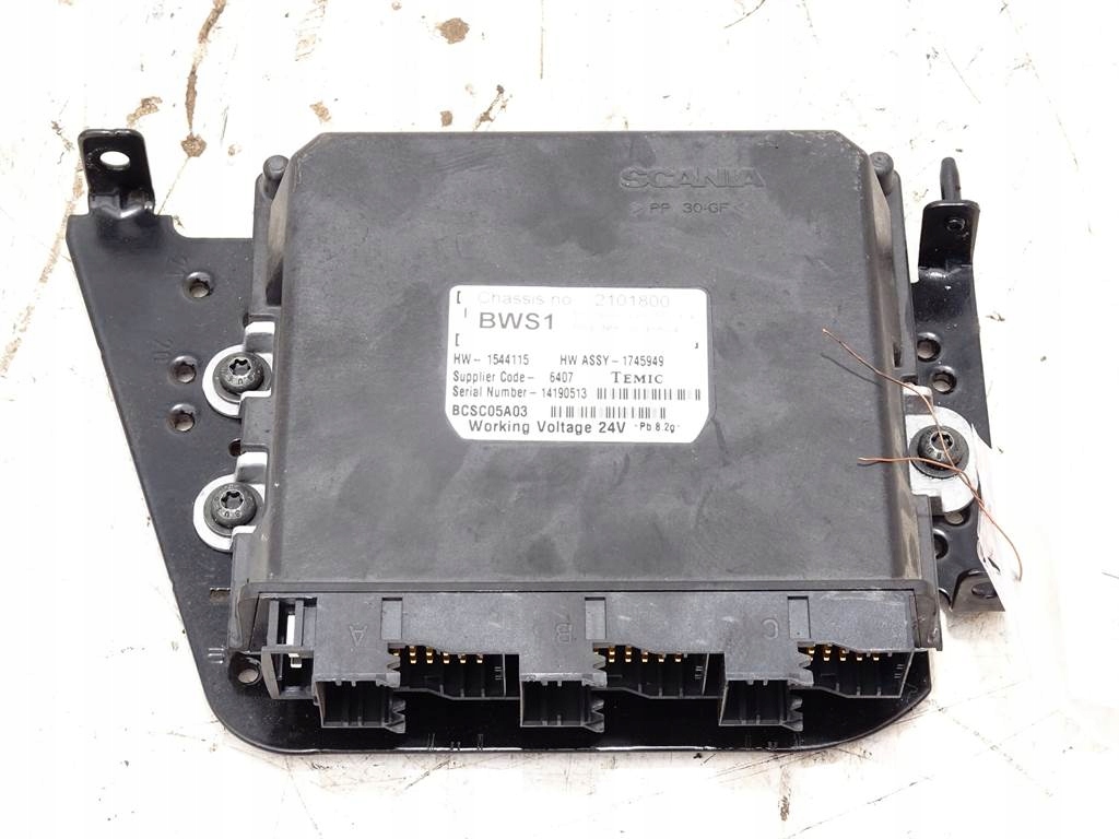 фото №1, Блок управления модуль bws1 2307755 scania p,g,r,t - series p 280