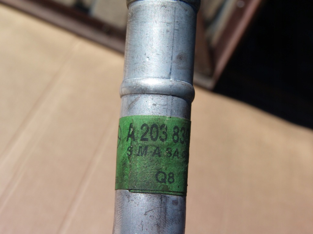 фото №4, Трубка отопителя mercedes c w203 2,2 cdi