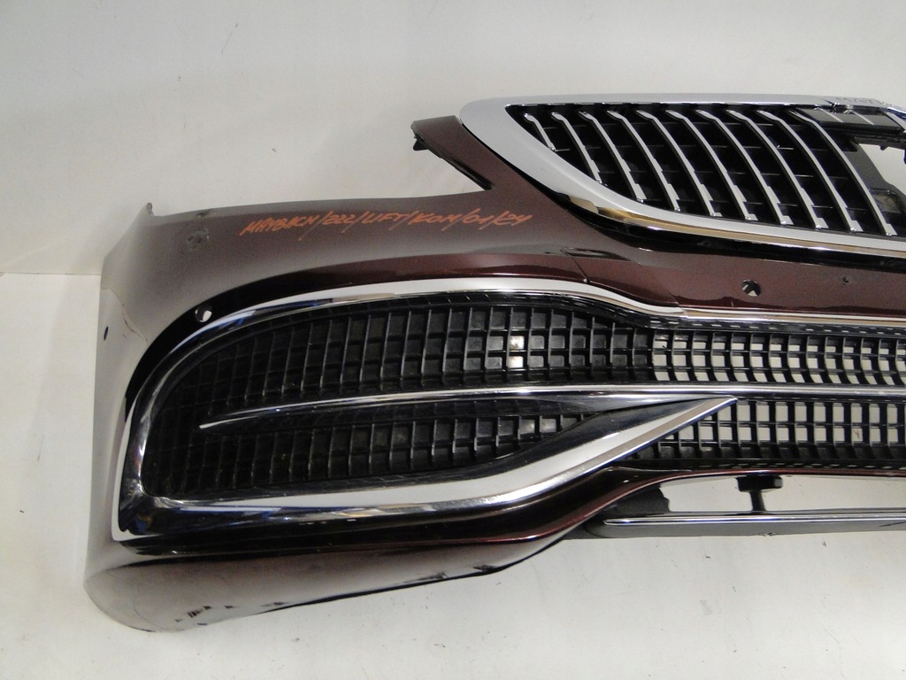 фото №9, Mercedes maybach 222 w222 бампер передній pts lift a2228808900