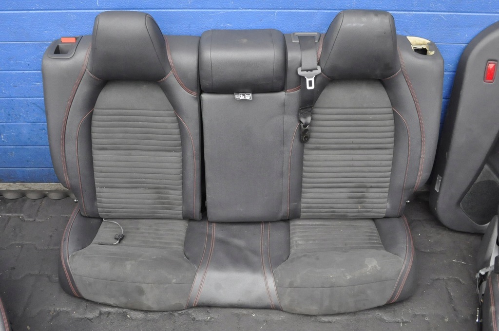 фото №9, Mercedes cla x117 kombi сидіння заднє сидіння напівшкіра