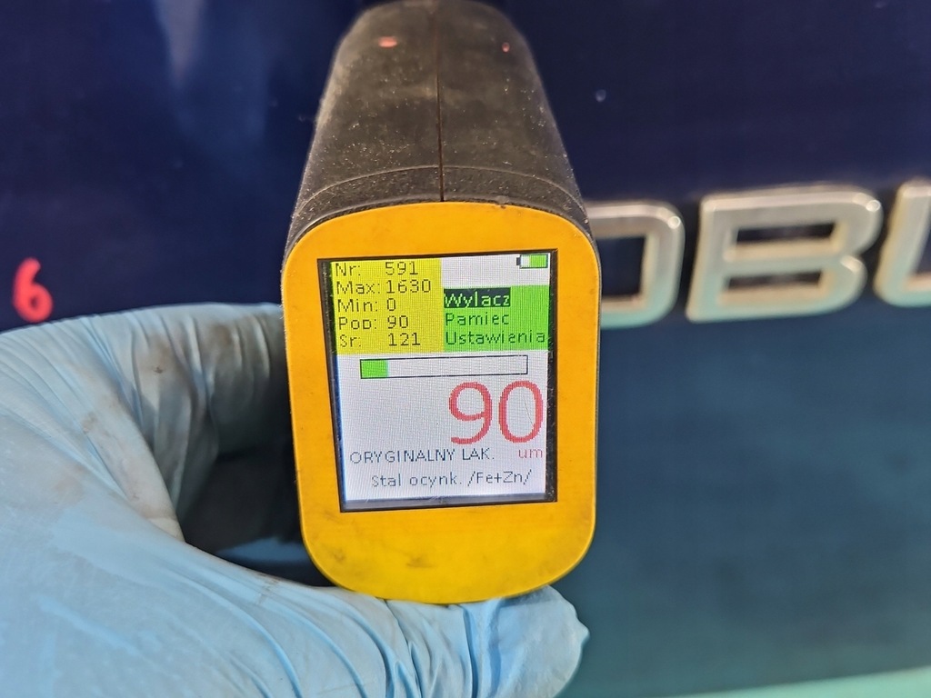 фото №11, Дверь распашные форточное задняя правое fiat doblo ii 2 10- granatowy 487