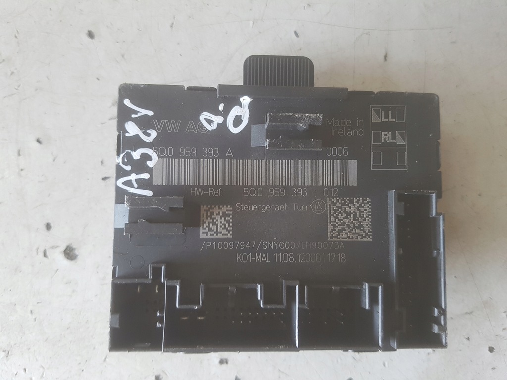 фото №1, Audi a3 8v 13r- модуль двері 5q0959393a