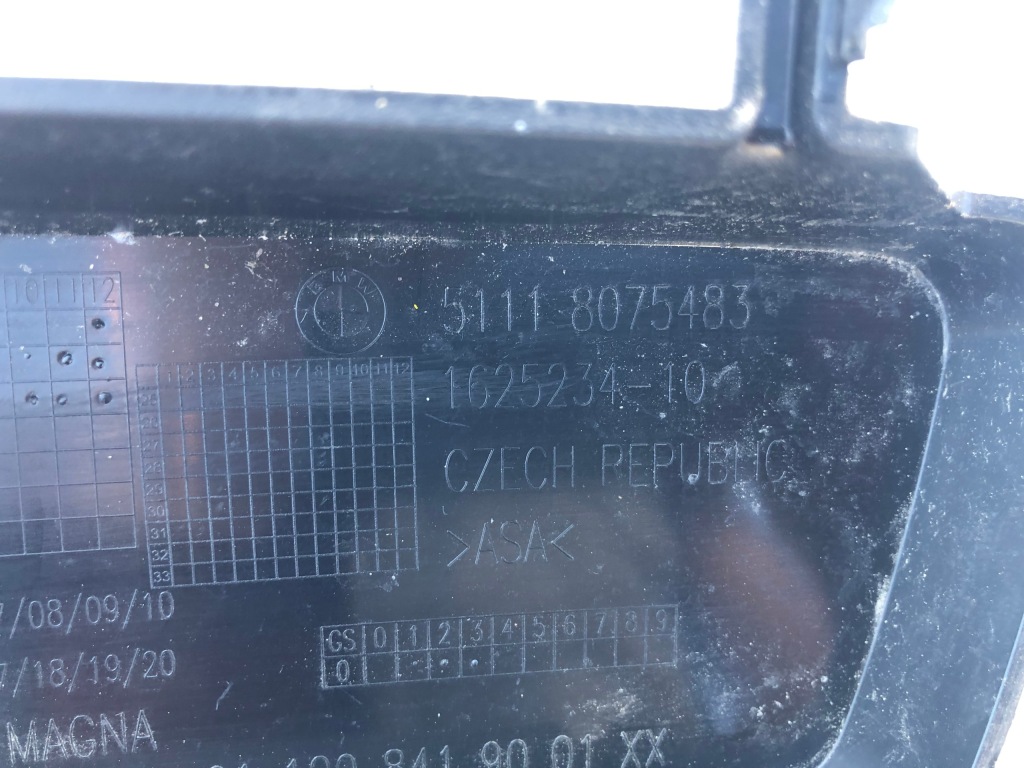 фото №5, Заглушка радара решітка середня bmw 2 f44