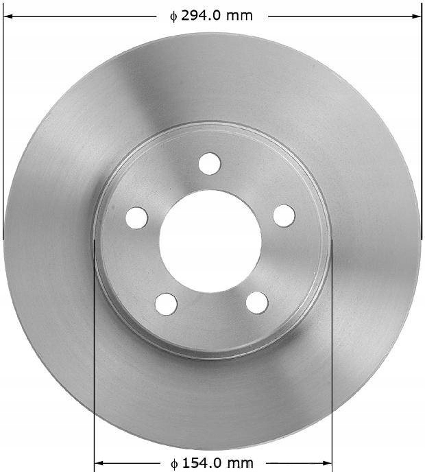 фото №1, Диск тормозная перед ford taurus 1996-2007