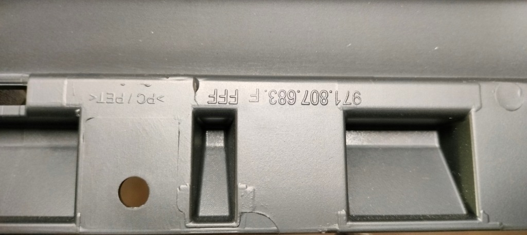 фото №6, Решётка средняя бампера перед porsche panamera 971 nowa