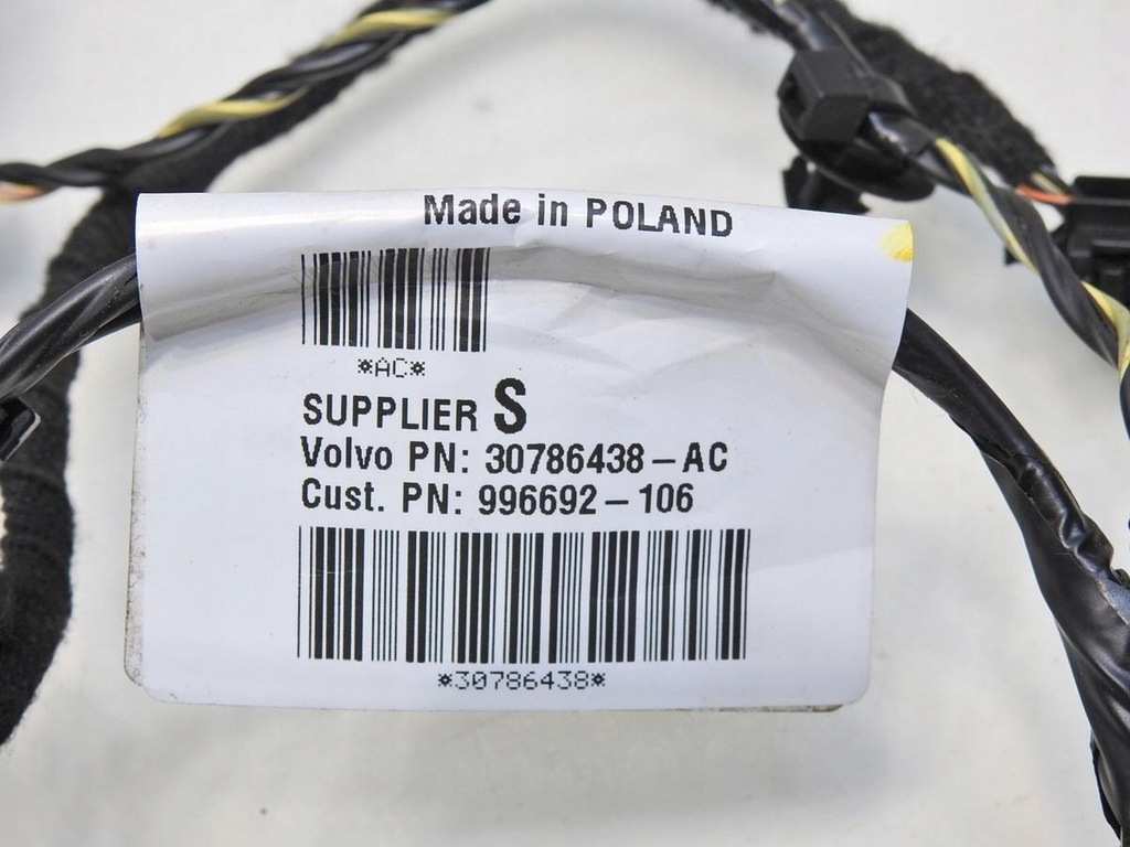 фото №7, Жгут электропроводка дверь левый задняя volvo v50 lift