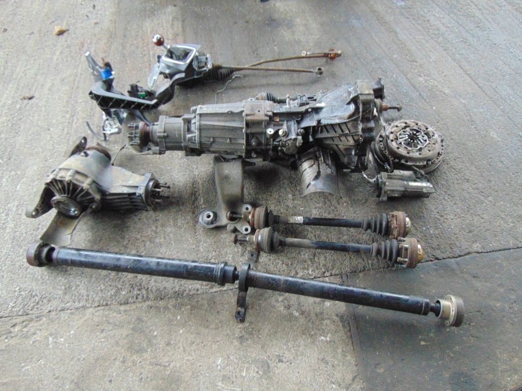 фото №9, Audi a4 b7 2.0tfsi swap переходник na механическая коробка передач коробка передач gve с ośki na quattro