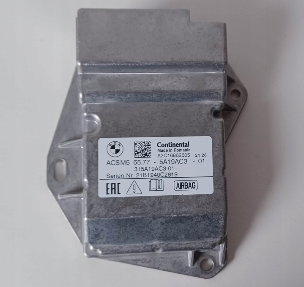 фото №1, Датчик модуль подушок подушка безпеки bmw 1 f40