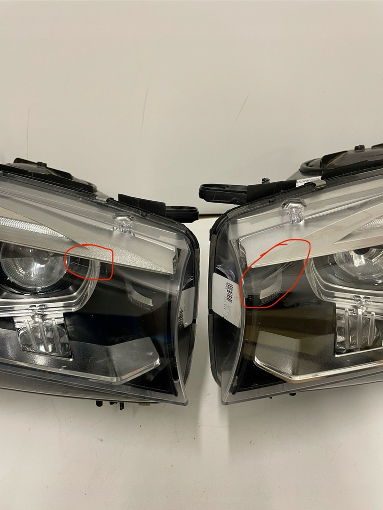 фото №14, Лампа лампи комплект права ліва bi ксенон поворотний bmw x5 f15 x6 f16!