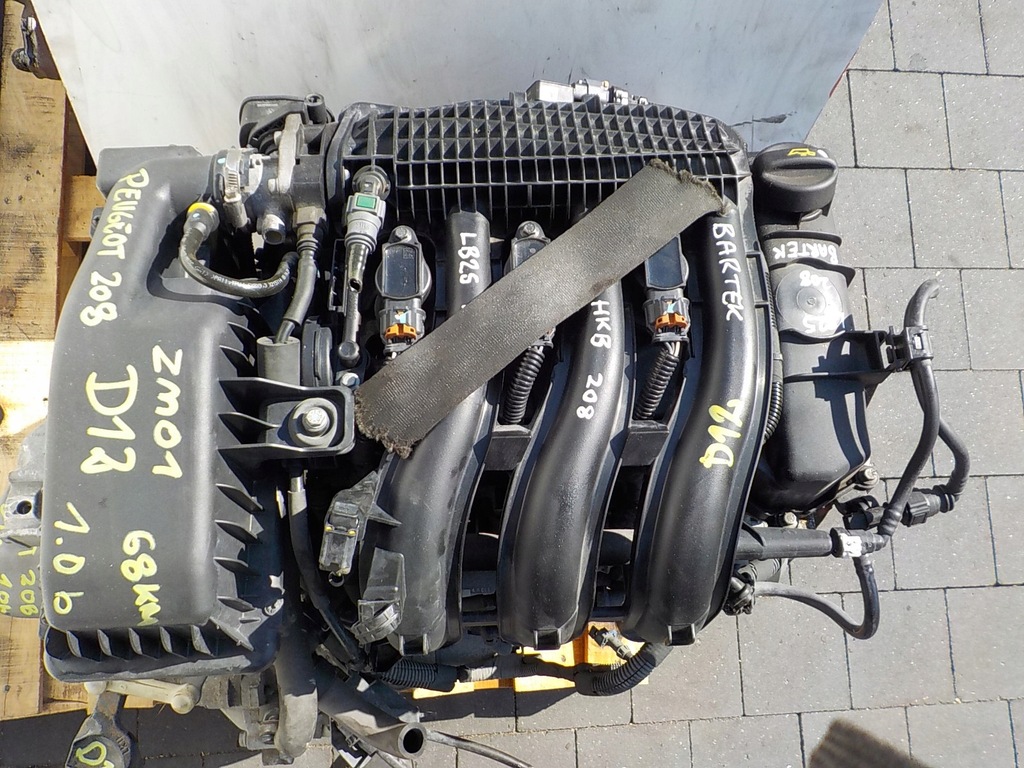 фото №10, Peugeot 208 14r 1.0 vti 68km двигатель zmz zm01 kompletny film