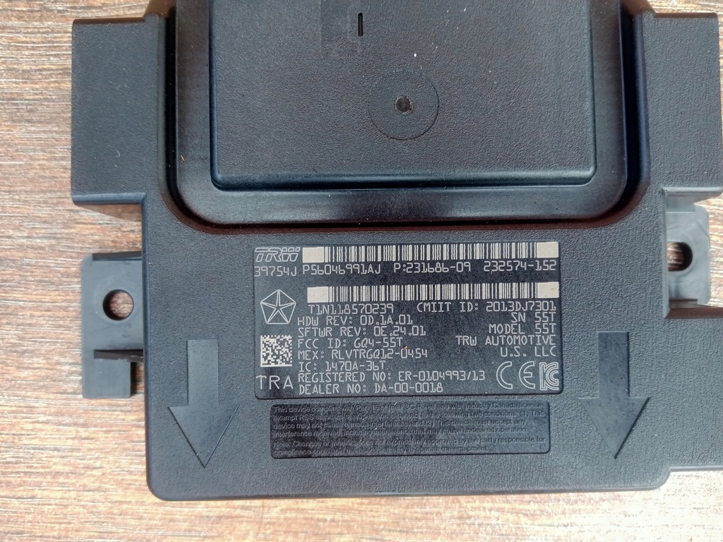 фото №14, Jeep cherokee kl liberty 13-18r 2.0 m-jet бортовой компьютер набор p68199794ab