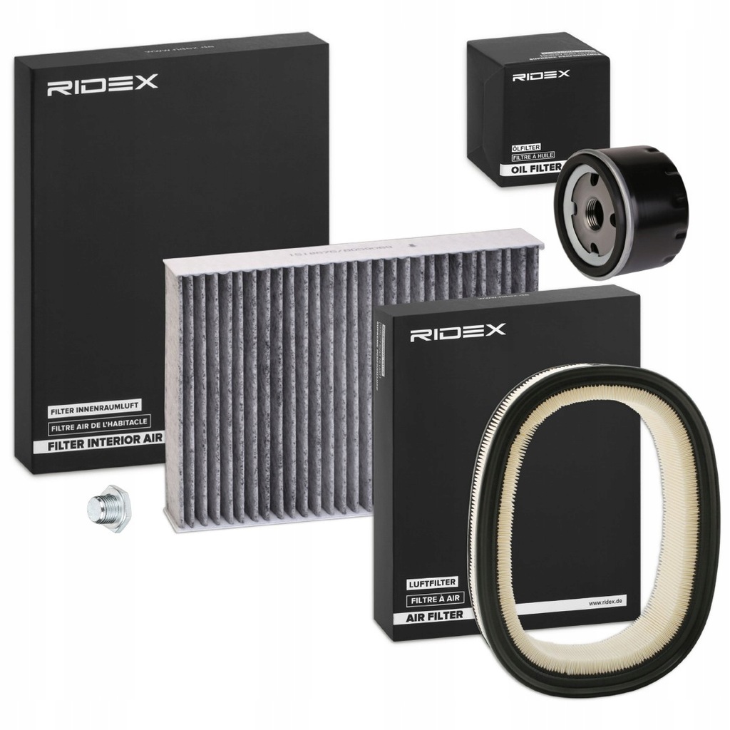 фото №1, Набір фільтрів ridex 4055f21628 do renault clio iii хетчбек clio ii
