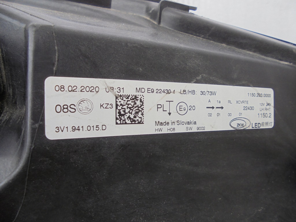 фото №10, Full led лівий лампа skoda superb 3v1 iii 3 lift eu