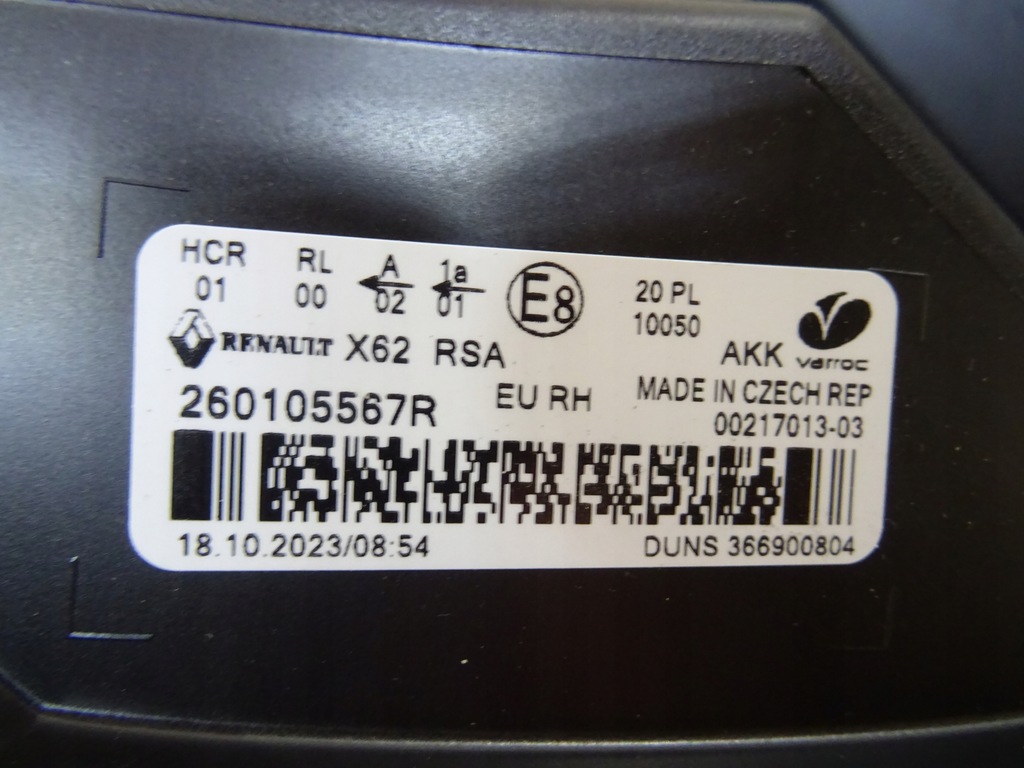 фото №9, Renault master iv 4 led 19- лампа права перед передня 260105567r llu